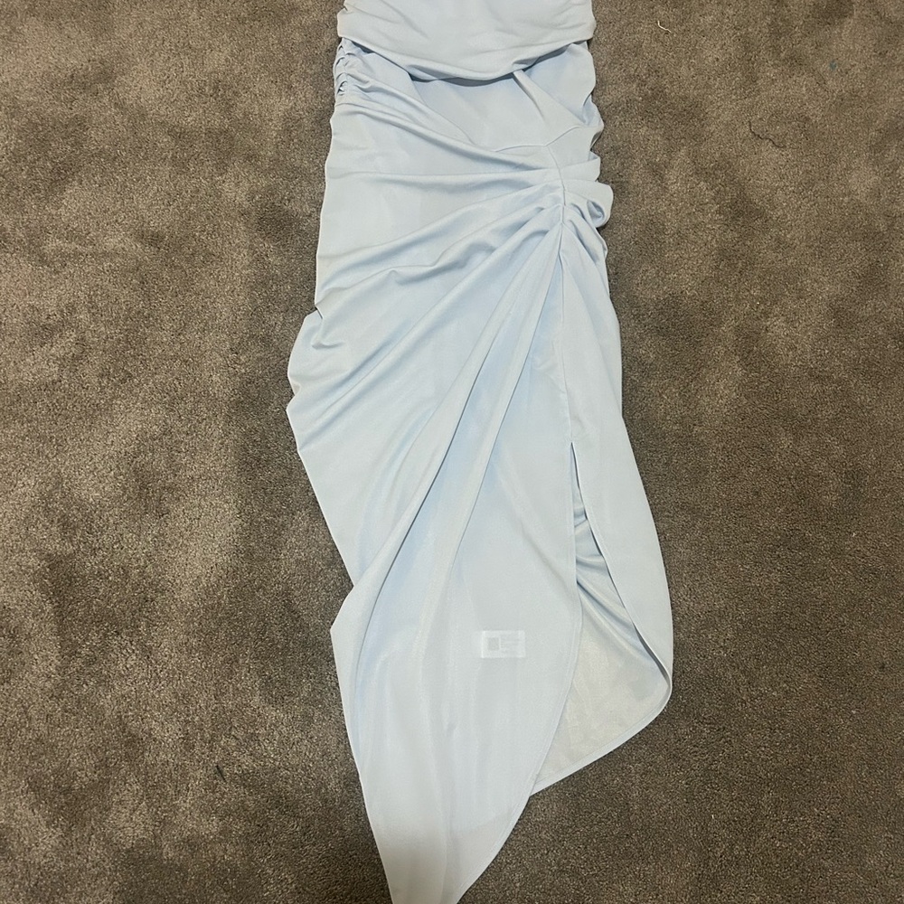 Elegant Light Blue hoco dress